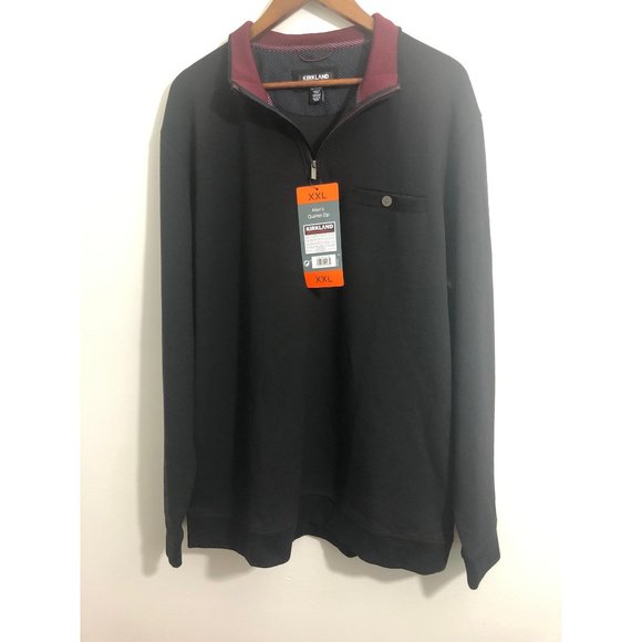 NWT Kirkland Mens Black Pullover size XXL - Picture 9 of 9